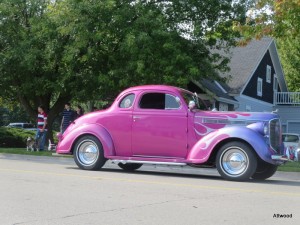 ...and the pink and purple hot rod.