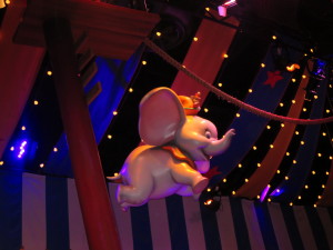 Inside the Dumbo queue.