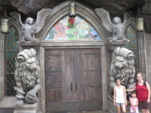 The front door.