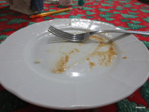 See? Is was so good that there is none left.