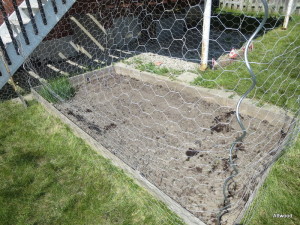 Finished product: leeks, carrots, turnips, peas, pumpkins and sunflowers.