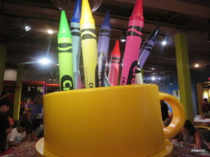 Giant crayon caddy.