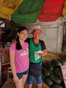 Watermelon seller in Wuxu